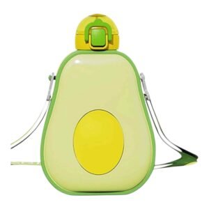 Botella de Agua Kawaii con Diseño de Aguacate | 500ml