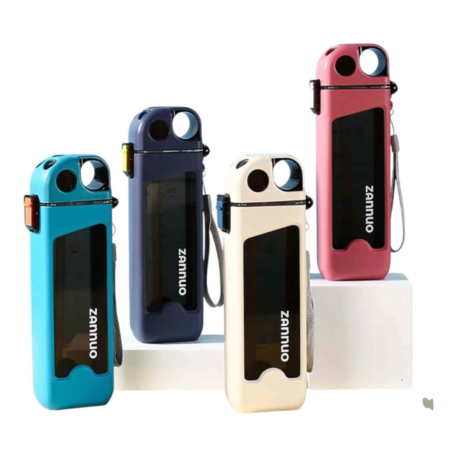 Botella de Agua zannuo Cuadrada Portátil con Popote - Imagen 6