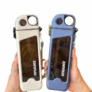 Botella de Agua zannuo Cuadrada Portátil con Popote