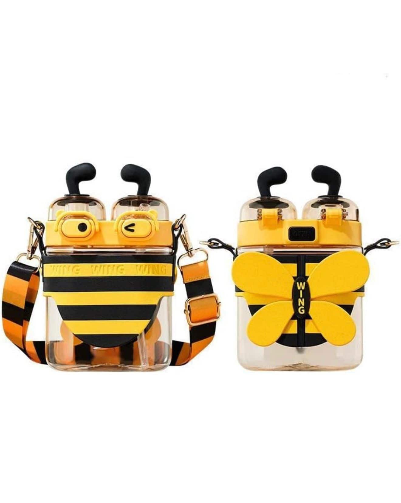 Botella Infantil Doble Compartimento Abeja - Imagen 2