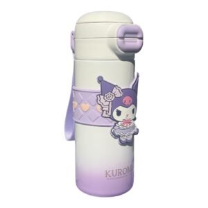 Termo Aislado Oficial Kuromi – Diseño Gradiente Púrpura