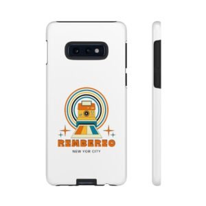 Retro Camera Phone Case — 'Remberio New Yor City' Vintage Polaroid Design