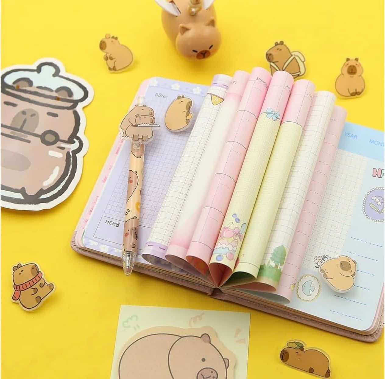 Set de Regalo Capybara Kawaii - Imagen 4