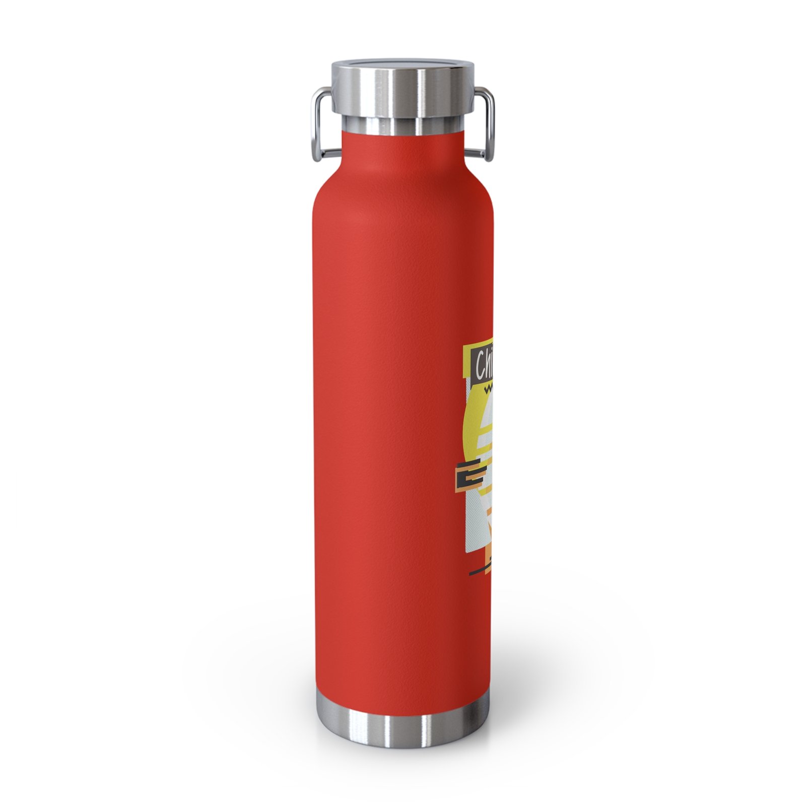 22oz Vacuum Water Bottle — Retro 'Chill Out' Copper-Insulated Stainless Steel Flask - Imagen 4