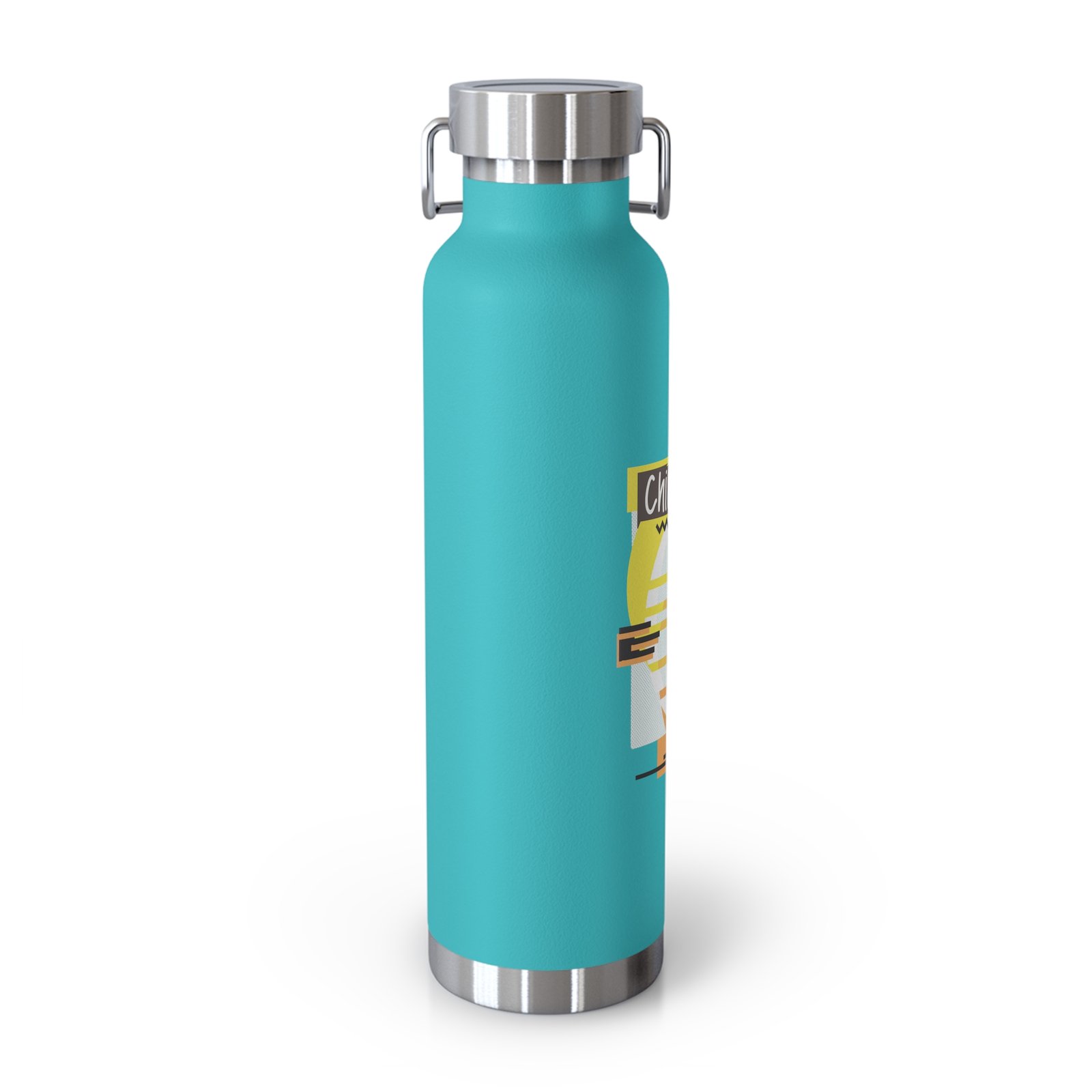 22oz Vacuum Water Bottle — Retro 'Chill Out' Copper-Insulated Stainless Steel Flask - Imagen 12